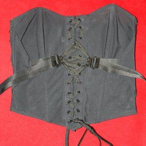 Lip Service State of Constriction IV Ava's Corset Black Medium